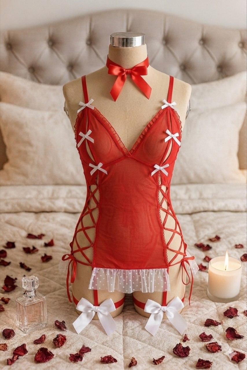 لباس خواب فانتزی بغل بندی  3222